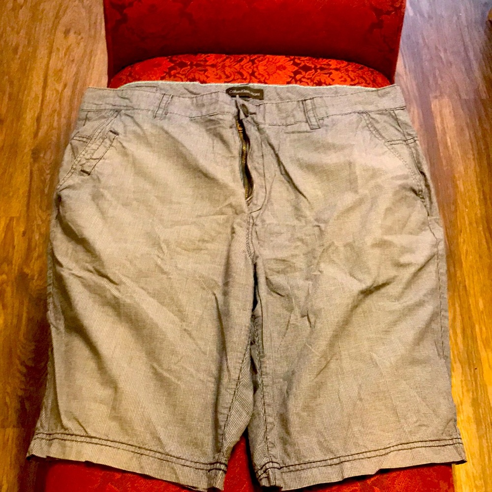 Mens blue khaki shorts